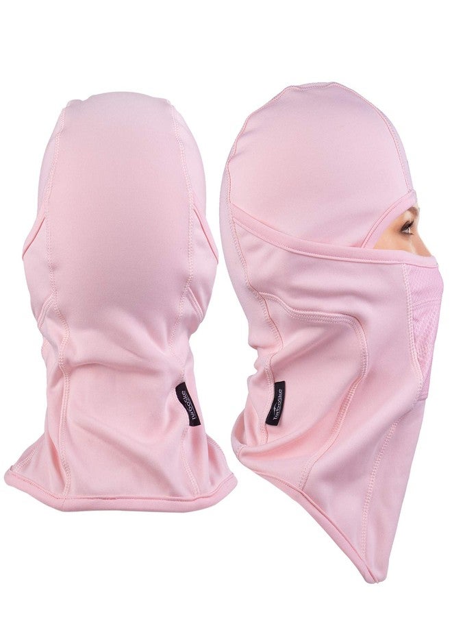 TurboSke Ski Mask - Balaclava face Mask Wind Water Resistant for Cold Weather (Pink) - Image 2